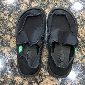 NWOT Toddler Sanuk size 10 black